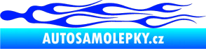 Samolepka Plameny 019 modrá dynamic