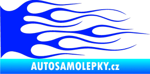 Samolepka Plameny 020 modrá dynamic