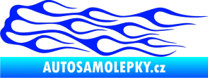 Samolepka Plameny 027 modrá dynamic