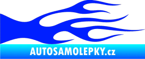 Samolepka Plameny 032 modrá dynamic