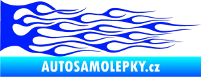 Samolepka Plameny 035 modrá dynamic