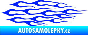 Samolepka Plameny 038 modrá dynamic