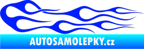 Samolepka Plameny 045 modrá dynamic