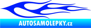 Samolepka Plameny 053 modrá dynamic
