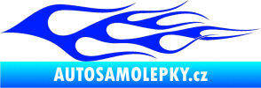Samolepka Plameny 066 modrá dynamic