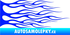 Samolepka Plameny 071 modrá dynamic