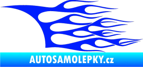 Samolepka Plameny 094 modrá dynamic