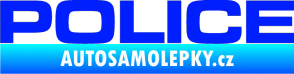 Samolepka Police modrá dynamic