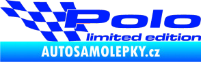 Samolepka Polo limited edition levá modrá dynamic
