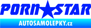 Samolepka Porn star  modrá dynamic