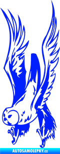 Samolepka Predators 019 levá sova modrá dynamic