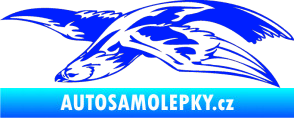 Samolepka Predators 032 levá modrá dynamic