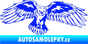 Samolepka Predators 077 pravá sova modrá dynamic