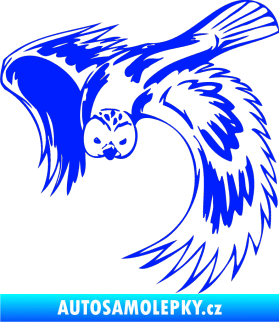 Samolepka Predators 085 levá sova modrá dynamic