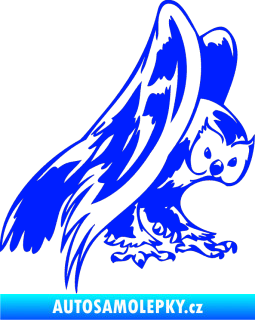 Samolepka Predators 097 pravá sova modrá dynamic