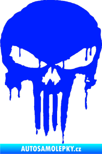 Samolepka Punisher 003 modrá dynamic