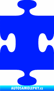 Samolepka Puzzle 002 dílek modrá dynamic