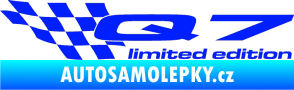 Samolepka Q7 limited edition levá modrá dynamic