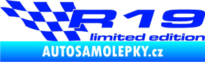 Samolepka R19 limited edition levá modrá dynamic