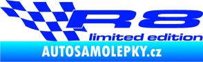 Samolepka R8 limited edition levá modrá dynamic