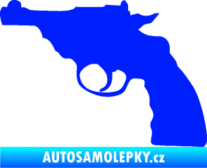 Samolepka Revolver 001 levá modrá dynamic