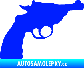 Samolepka Revolver 001 pravá modrá dynamic