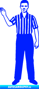Samolepka Rozhodčí 001 levá modrá dynamic