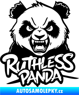 Samolepka Ruthless panda nemilosrdná graffiti modrá dynamic
