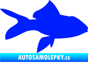 Samolepka Ryba 002 pravá modrá dynamic