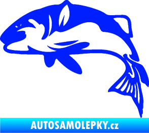 Samolepka Ryba 010 levá modrá dynamic