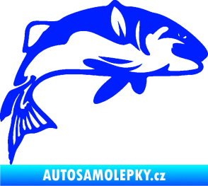 Samolepka Ryba 010 pravá modrá dynamic