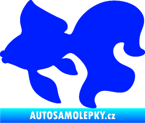 Samolepka Ryba 019 levá závojnatka modrá dynamic