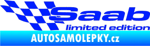 Samolepka Saab limited edition levá modrá dynamic