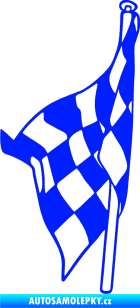 Samolepka Šachovnice 058 modrá dynamic