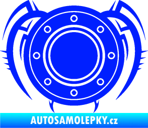 Samolepka Samolepka na víčko od nádrže 001 modrá dynamic