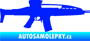 Samolepka Samopal 002 pravá modrá dynamic