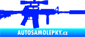Samolepka Samopal 006 pravá modrá dynamic