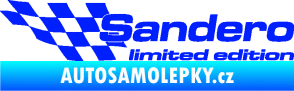 Samolepka Sandero limited edition levá modrá dynamic
