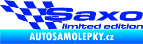 Samolepka Saxo limited edition levá modrá dynamic