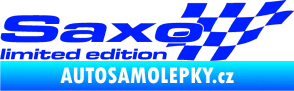 Samolepka Saxo limited edition pravá modrá dynamic