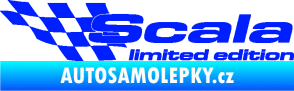 Samolepka Scala limited edition levá modrá dynamic