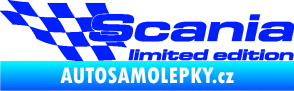 Samolepka Scania limited edition levá modrá dynamic