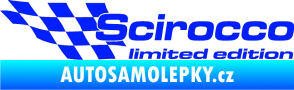 Samolepka Scirocco limited edition levá modrá dynamic