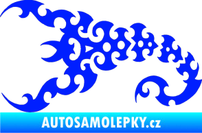 Samolepka Štír 015 levá modrá dynamic