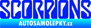 Samolepka Scorpions modrá dynamic