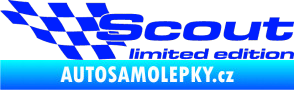 Samolepka Scout limited edition levá modrá dynamic