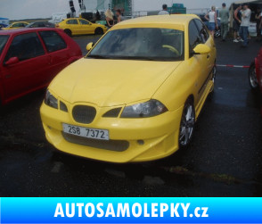 Samolepka Seat Ibiza 2001 - přední modrá dynamic