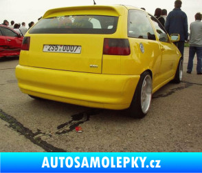 Samolepka Seat Ibiza 96 - zadní modrá dynamic