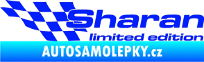 Samolepka Sharan limited edition levá modrá dynamic