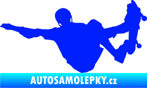 Samolepka Skateboard 007 levá modrá dynamic